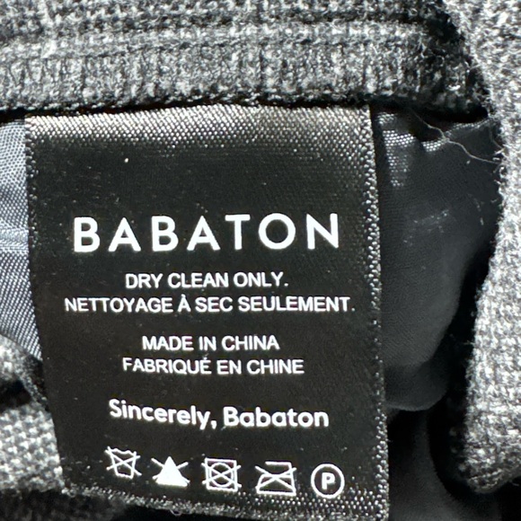 Aritzia Babaton Conan Wool and Cashmere Gray Plaid Pant - Picture 6 of 6